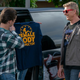 (from left) Tanner Buchanan as Robby Keene, William Zabka as Johnny Lawrence in Netflix’s Cobra Kai.